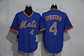 New York Mets #4 Lenny Dykstra Mitchell And Ness Light Blue Stitched Pullover Jersey,baseball caps,new era cap wholesale,wholesale hats