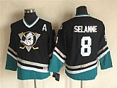 Youth Anaheim Ducks #8 Teemu Selanne Black CCM Throwback Stitched NHL Jersey,baseball caps,new era cap wholesale,wholesale hats