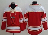 Los Angeles Angels Of Anaheim Customized Red Men's Stitched Baseball Hoodie,baseball caps,new era cap wholesale,wholesale hats