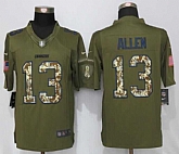 Nike Limited San Diego Chargers #13 Allen Green Salute To Service Stitched Jersey,baseball caps,new era cap wholesale,wholesale hats