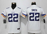 Women Limited Nike Minnesota Vikings #22 Smith White Team Color Stitched Jersey,baseball caps,new era cap wholesale,wholesale hats