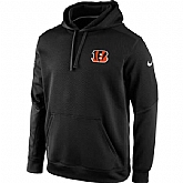 MEN'S CINCINNATI BENGALS NIKE BLACK KO CHAIN FLEECE PULLOVER PERFORMANCE HOODIE LanTian,baseball caps,new era cap wholesale,wholesale hats