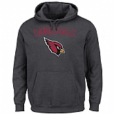 Men's Arizona Cardinals Majestic Kick Return II Pullover Hoodie LanTian - Charcoal,baseball caps,new era cap wholesale,wholesale hats