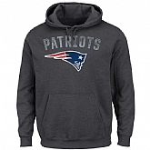 Men's New England Patriots Majestic Kick Return II Pullover Hoodie LanTian - Charcoal,baseball caps,new era cap wholesale,wholesale hats