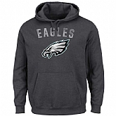 Men's Philadelphia Eagles Majestic Kick Return II Pullover Hoodie LanTian - Charcoal,baseball caps,new era cap wholesale,wholesale hats