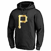 Men's Pittsburgh Pirates Gold Collection Pullover Hoodie LanTian - Black,baseball caps,new era cap wholesale,wholesale hats