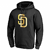 Men's San Diego Padres Gold Collection Pullover Hoodie LanTian - Black,baseball caps,new era cap wholesale,wholesale hats