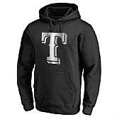 Men's Texas Rangers Platinum Collection Pullover Hoodie LanTian - Black,baseball caps,new era cap wholesale,wholesale hats