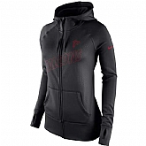 WOMEN ATLANTA FALCONS NIKE BLACK STADIUM GAME DAY KO FULL ZIP PERFORMANCE HOODIE - LanTian,baseball caps,new era cap wholesale,wholesale hats