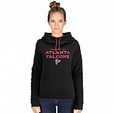 WOMEN ATLANTA FALCONS NIKE BLACK STADIUM RALLY FUNNEL PULLOVER HOODIE - LanTian,baseball caps,new era cap wholesale,wholesale hats