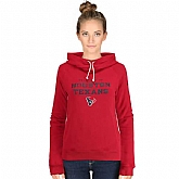 WOMEN HOUSTON TEXANS NIKE RED STADIUM RALLY FUNNEL PULLOVER HOODIE - LanTian,baseball caps,new era cap wholesale,wholesale hats