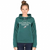 WOMEN PHILADELPHIA EAGLES NIKE MIDNIGHT GREEN STADIUM RALLY FUNNEL PULLOVER HOODIE - LanTian,baseball caps,new era cap wholesale,wholesale hats
