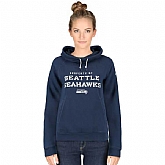 WOMEN SEATTLE SEAHAWKS NIKE COLLEGE NAVY STADIUM RALLY FUNNEL PULLOVER HOODIE - LanTian,baseball caps,new era cap wholesale,wholesale hats