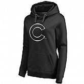 Women Chicago Cubs Platinum Collection Pullover Hoodie LanTian - Black,baseball caps,new era cap wholesale,wholesale hats