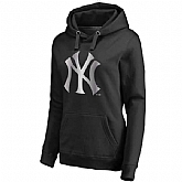 Women New York Yankees Platinum Collection Pullover Hoodie LanTian - Black,baseball caps,new era cap wholesale,wholesale hats