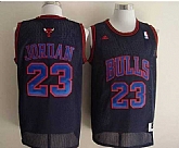 Nike Chicago Bulls #23 Michael Jordan Black-Purple Swingman Stitched NBA Jersey,baseball caps,new era cap wholesale,wholesale hats