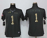 Women Limited Nike Carolina Panthers #1 Newton Anthracite Salute To Service Stitched NFL Jersey,baseball caps,new era cap wholesale,wholesale hats