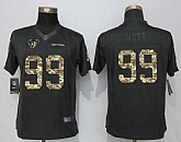 Women Limited Nike Houston Texans Texans #99 Watt Anthracite Salute To Service Stitched NFL Jersey,baseball caps,new era cap wholesale,wholesale hats