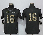 Women Limited Nike Seattle Seahawks #16 Lockett Anthracite Salute To Service Stitched Jersey,baseball caps,new era cap wholesale,wholesale hats