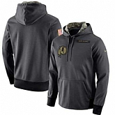 Customized Men & Women & Youth Nike Washington Redskins Anthracite Salute to Service Stitched NFL Hoodie,baseball caps,new era cap wholesale,wholesale hats