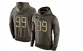 Glued Nike Carolina Panthers #99 Kawann Short Olive Green Salute To Service Men's Pullover Hoodie,baseball caps,new era cap wholesale,wholesale hats