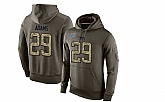 Glued Nike Indianapolis Colts #29 Mike Adams Olive Green Salute To Service Men's Pullover Hoodie,baseball caps,new era cap wholesale,wholesale hats