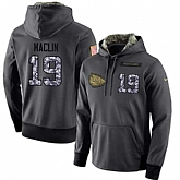 Glued Nike Kansas City Chiefs #19 Jeremy Maclin Men's Anthracite Salute to Service Player Performance Hoodie,baseball caps,new era cap wholesale,wholesale hats