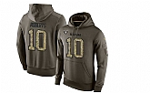 Glued Nike Oakland Raiders #10 Seth Roberts Olive Green Salute To Service Men's Pullover Hoodie,baseball caps,new era cap wholesale,wholesale hats