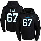 Printed Nike Carolina Panthers #67 Ryan Kalil Black Name & Number Men's Pullover Hoodie,baseball caps,new era cap wholesale,wholesale hats