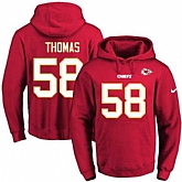 Printed Nike Kansas City Chiefs #58 Derrick Thomas Red Name & Number Men's Pullover Hoodie,baseball caps,new era cap wholesale,wholesale hats