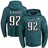 Printed Nike Philadelphia Eagles #92 Reggie White Green Name & Number Men's Pullover Hoodie,baseball caps,new era cap wholesale,wholesale hats