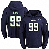 Printed Nike San Diego Chargers #99 Joey Bosa Dark Blue Name & Number Men's Pullover Hoodie,baseball caps,new era cap wholesale,wholesale hats