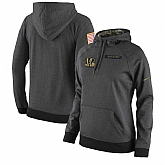 Women Nike Cincinnati Bengals Anthracite Salute to Service Pullover Hoodie,baseball caps,new era cap wholesale,wholesale hats