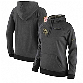 Youth Nike Minnesota Vikings Anthracite Salute to Service Pullover Hoodie,baseball caps,new era cap wholesale,wholesale hats