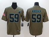 Nike Carolina Panthers #59 Luke Kuechly Olive Salute To Service Limited Jersey,baseball caps,new era cap wholesale,wholesale hats