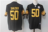 Nike Pittsburgh Steelers #50 Ryan Shazier Black Color Rush Limited Jerseys,baseball caps,new era cap wholesale,wholesale hats