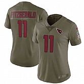 Women Nike Arizona Cardinals #11 Larry Fitzgerald Olive Salute To Service Limited Jersey,baseball caps,new era cap wholesale,wholesale hats