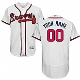 Customized Men's Atlanta Braves White Flexbase Jersey,baseball caps,new era cap wholesale,wholesale hats