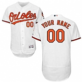Customized Men's Baltimore Orioles White Flexbase Jersey,baseball caps,new era cap wholesale,wholesale hats