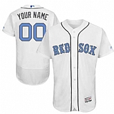 Customized Men's Boston Red Sox White Father's Day Flexbase Jersey,baseball caps,new era cap wholesale,wholesale hats