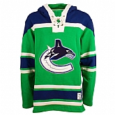 Customized Men's Canucks Green Hooded Sweatshirt,baseball caps,new era cap wholesale,wholesale hats
