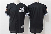 Customized Men's Chicago White Sox Black 2017 Spring Training New Cool Base Stitched Jersey,baseball caps,new era cap wholesale,wholesale hats