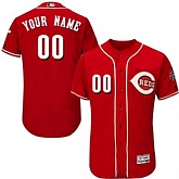 Customized Men's Cincinnati Reds Red Flexbase Jersey,baseball caps,new era cap wholesale,wholesale hats