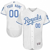 Customized Men's Kansas City Royals White Father's Day Flexbase Jersey,baseball caps,new era cap wholesale,wholesale hats
