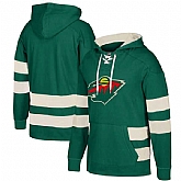 Customized Men's Minnesota Wild Green All Stitched Hooded Sweatshirt,baseball caps,new era cap wholesale,wholesale hats