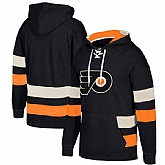 Customized Men's Philadelphia Flyers Black All Stitched Hooded Sweatshirt,baseball caps,new era cap wholesale,wholesale hats