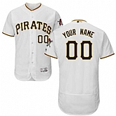 Customized Men's Pittsburgh Pirates White Flexbase Jersey,baseball caps,new era cap wholesale,wholesale hats