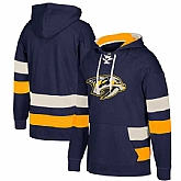 Customized Men's Predators Navy All Stitched Hooded Sweatshirt,baseball caps,new era cap wholesale,wholesale hats