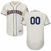 Customized Men's Seattle Mariners Cream Flexbase Jersey,baseball caps,new era cap wholesale,wholesale hats