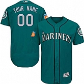 Customized Men's Seattle Mariners Green Flexbase Jersey,baseball caps,new era cap wholesale,wholesale hats